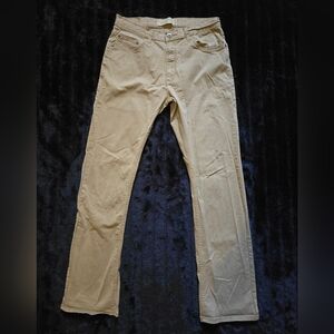 Tan Wrangler 32×32 Straight Fit Flex Pant